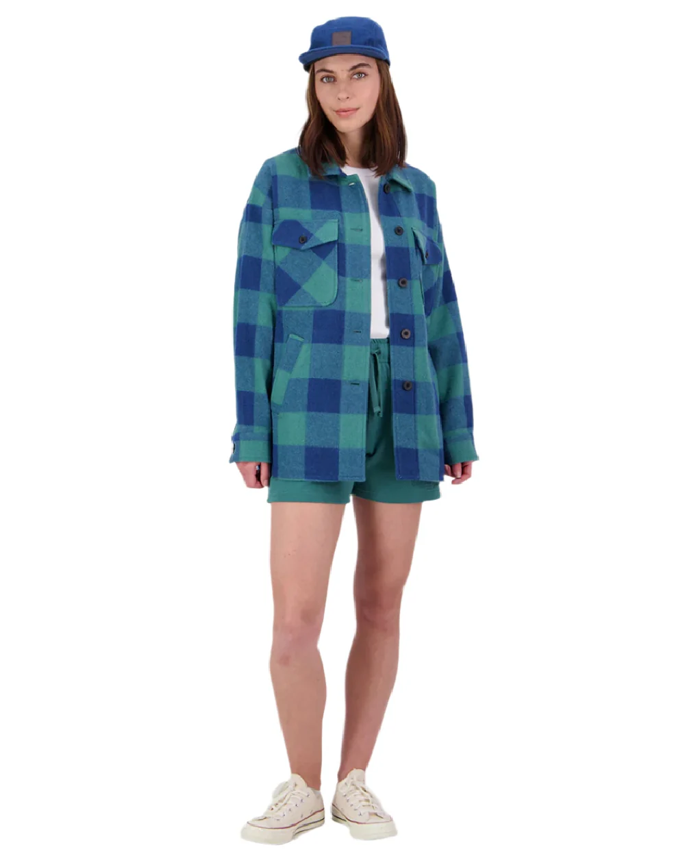 Swanndri Womens Harbourage Lite Wool Shacket - Image 6