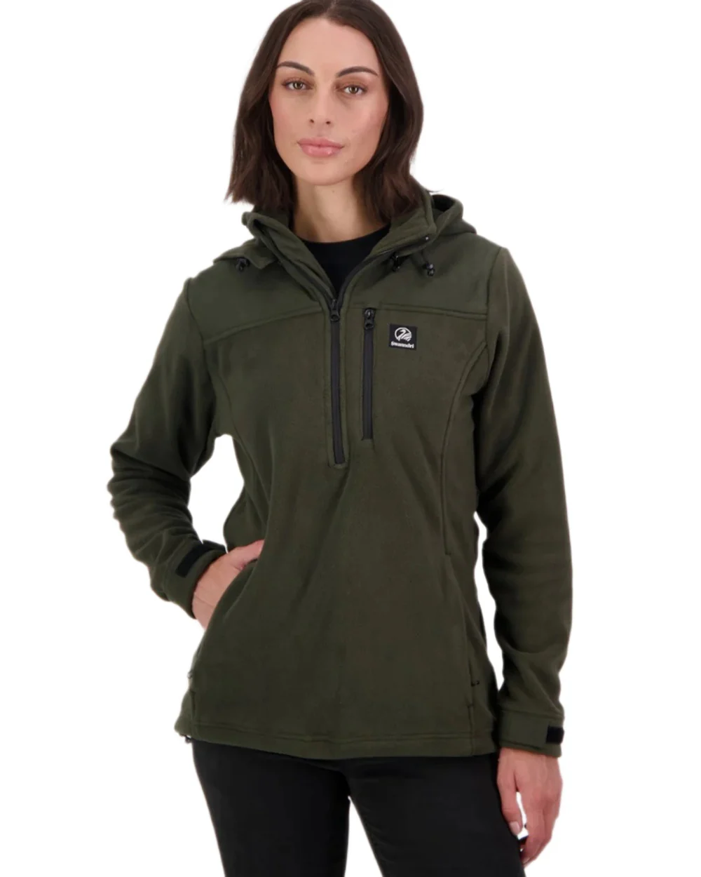 Swanndri Womens High Rock Fleece Hoodie - Image 2