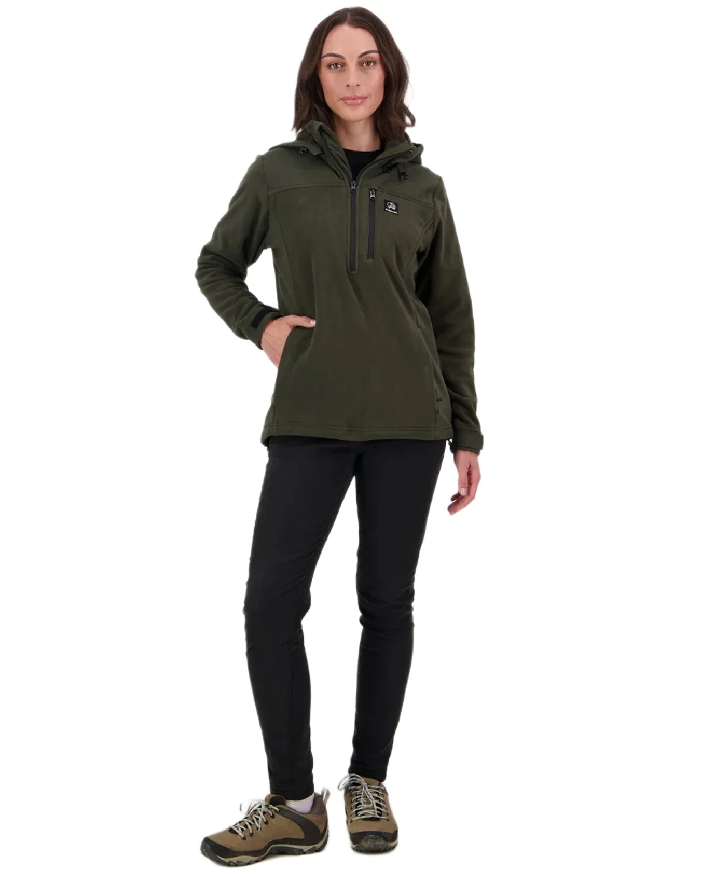 Swanndri Womens High Rock Fleece Hoodie - Image 3