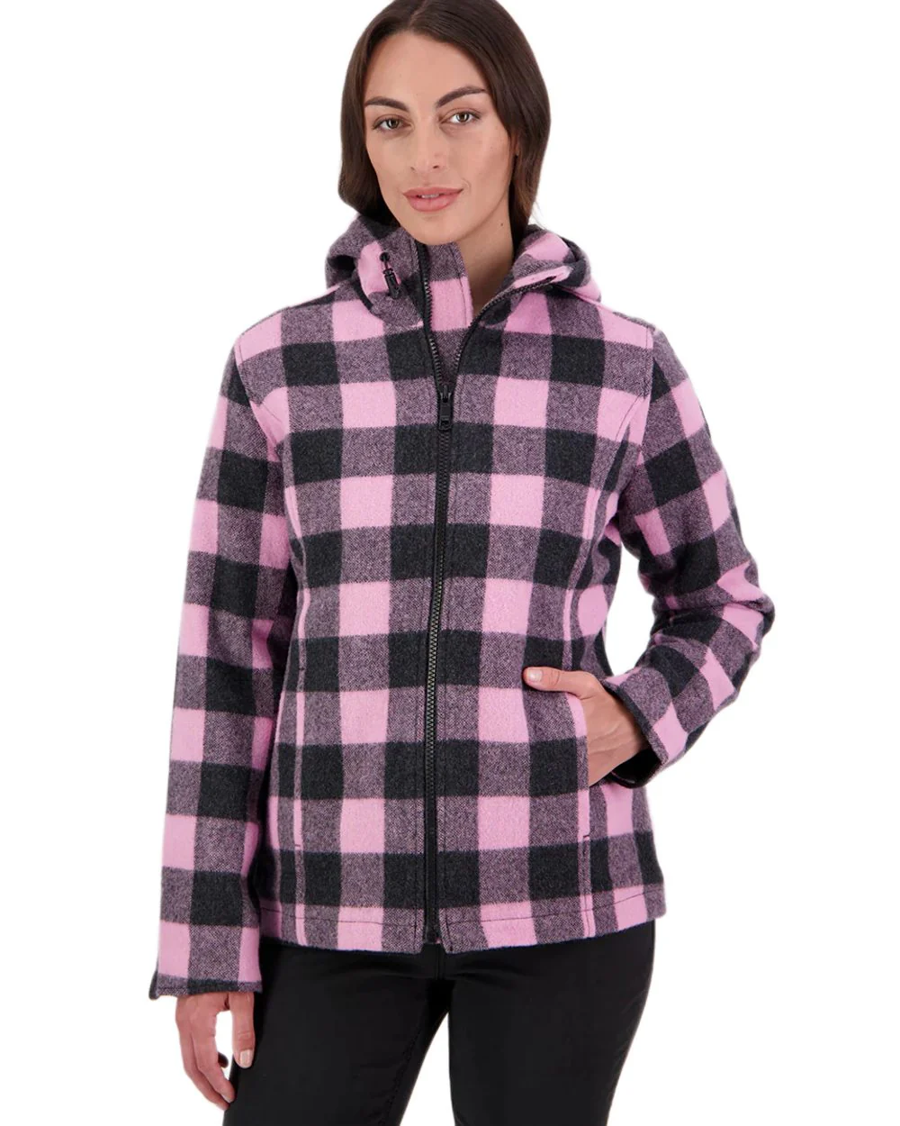 Swanndri Womens Seattle V2 Wool Hooded Sweater - Image 2