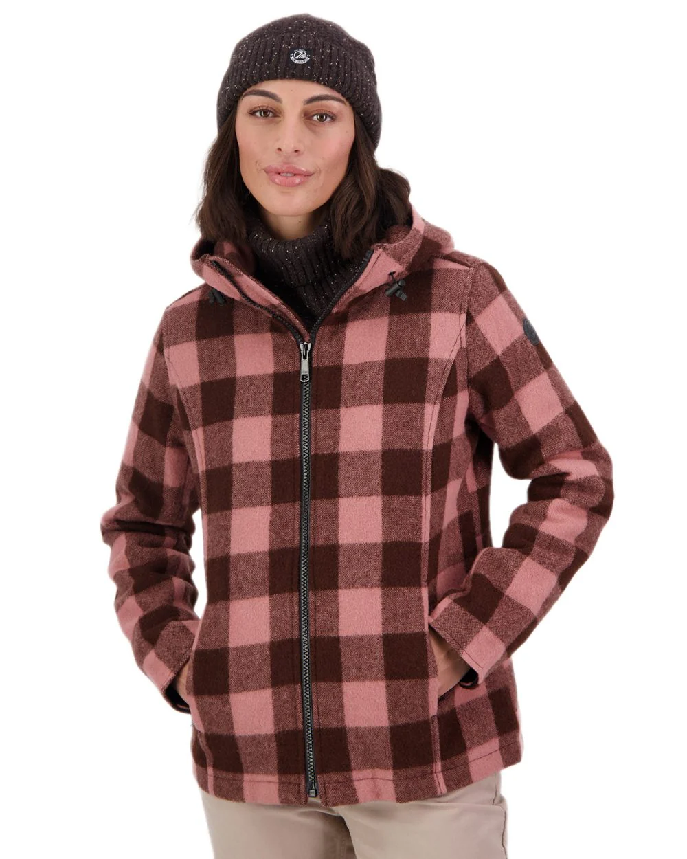 Swanndri Womens Seattle V2 Wool Hooded Sweater - Image 4