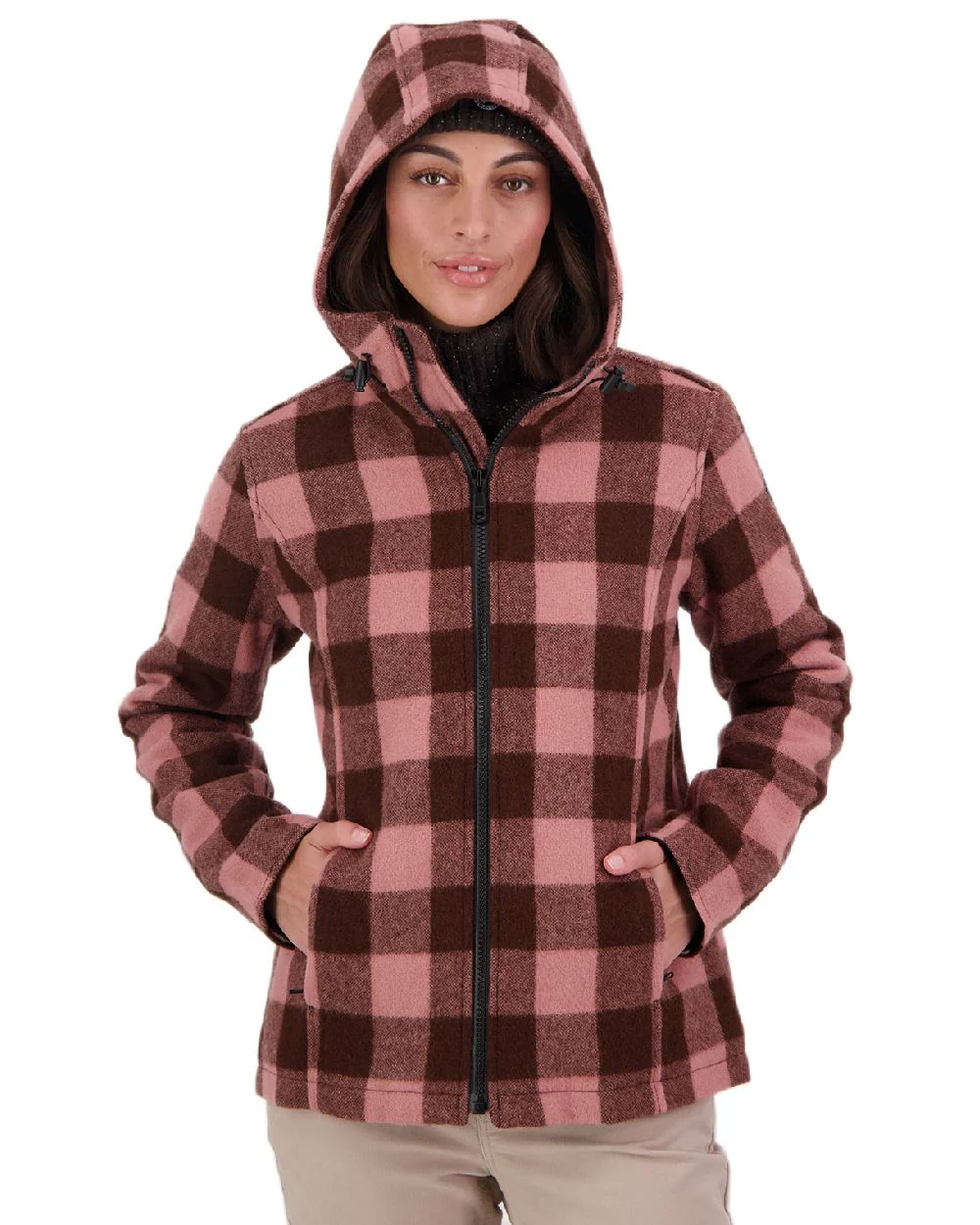 Swanndri Womens Seattle V2 Wool Hooded Sweater - Image 5