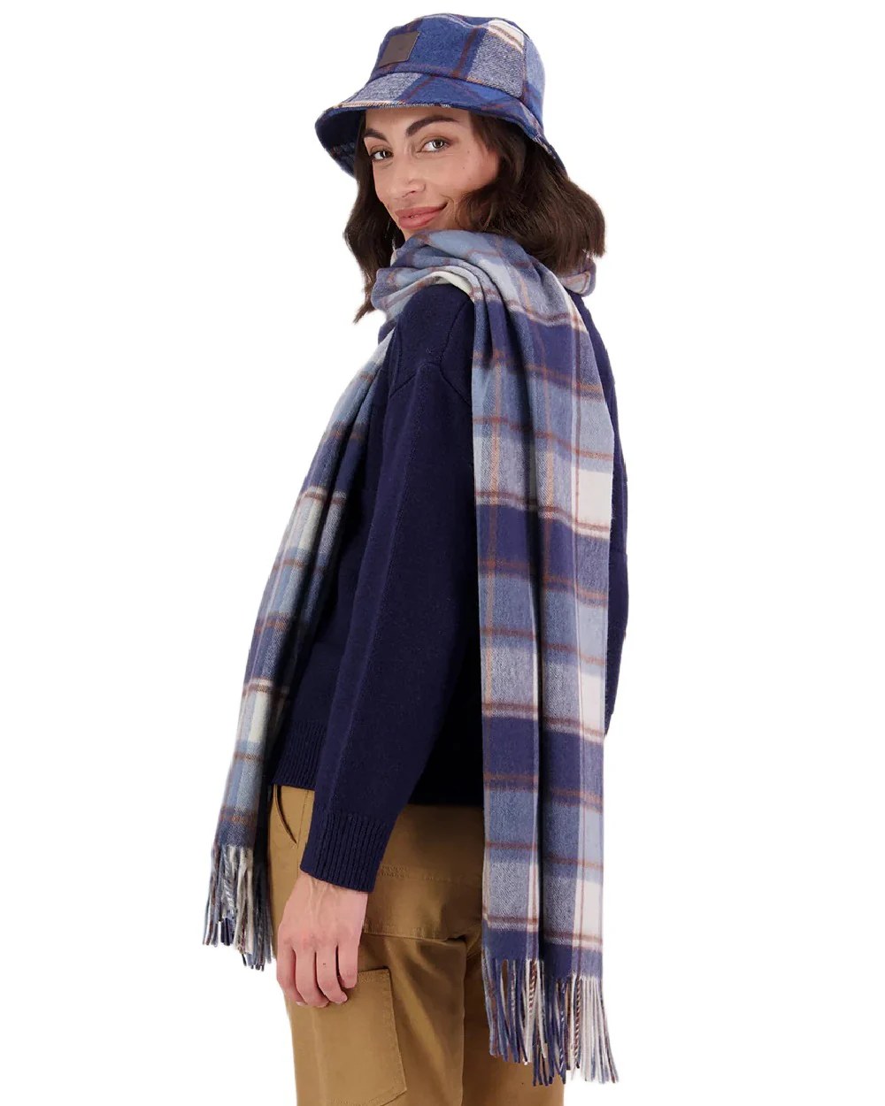 Swanndri Womens Wide Scarf - Image 6