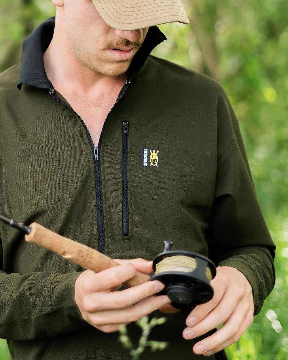 Swazi Mens Climb Max Long Sleeve Polo Shirt - Image 2