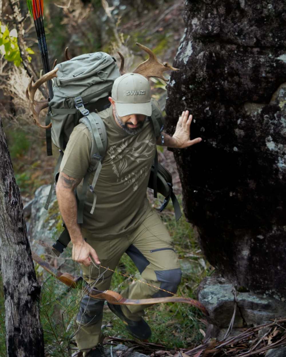Swazi Mens Hunter For Life T-Shirt - Image 4