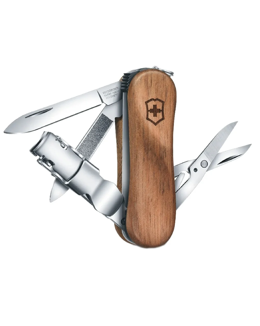 Victorinox Nail Clip Wood 580 Swiss Army Pocket Knife - Image 3