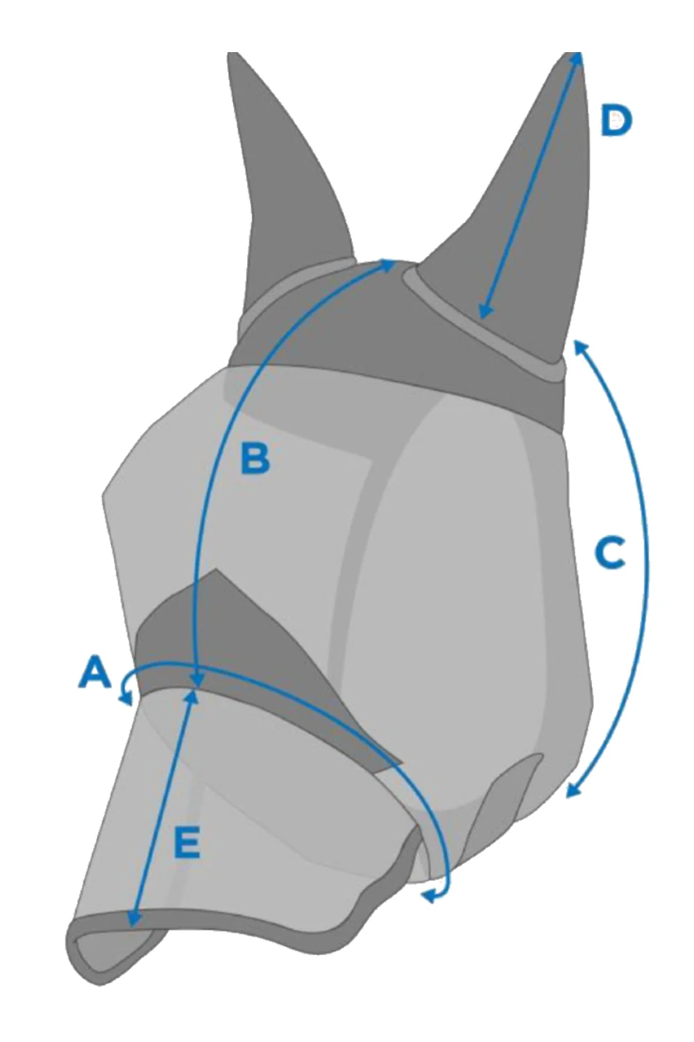 WeatherBeeta Comfitec Deluxe Durable Mesh Mask With Ears & Nose | Two Colours - Image 4