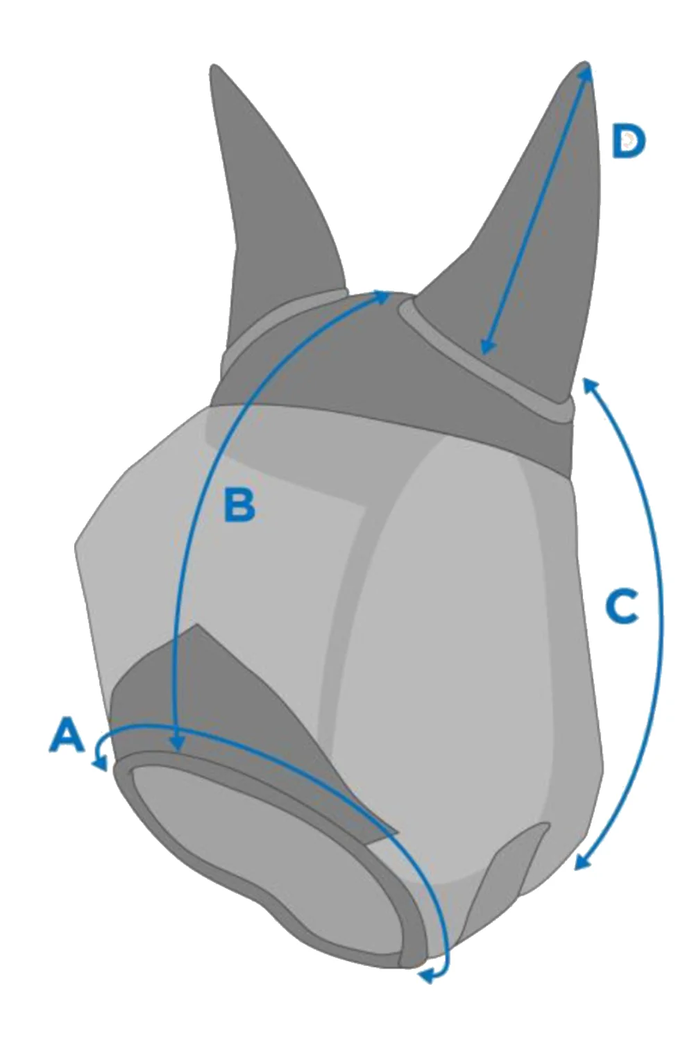 WeatherBeeta Comfitec Deluxe Durable Mesh Mask With Ears | Two Colours - Image 6