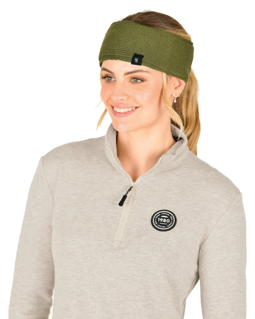 WeatherBeeta Fleece Lined Ponytail Headband - Image 2