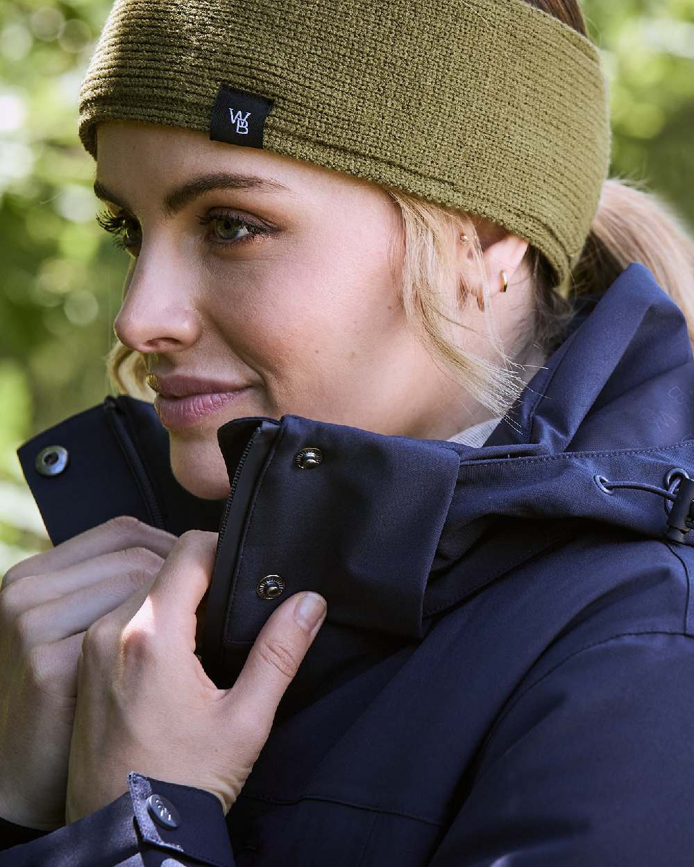 WeatherBeeta Fleece Lined Ponytail Headband - Image 3