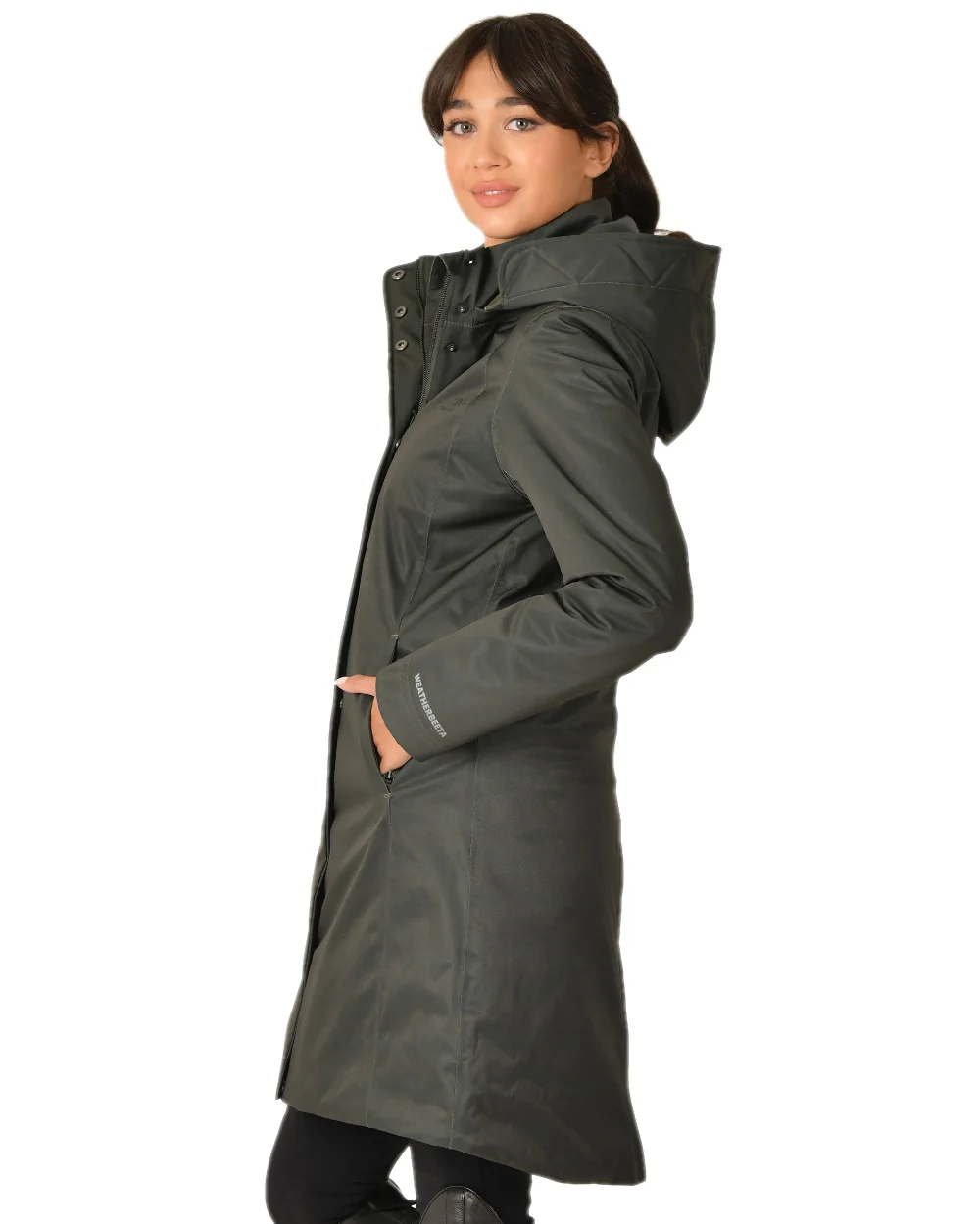 WeatherBeeta Womens All Purpose Waterproof Longline Equestrian Jacket - Image 8