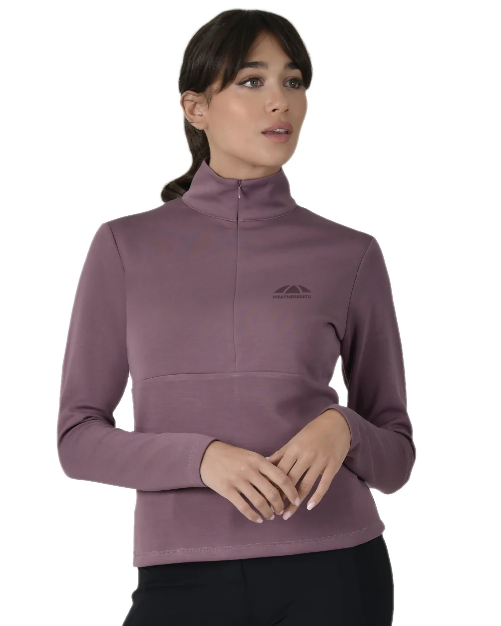 WeatherBeeta Womens Copper Half Zip Long Sleeve Mid-Layer - Image 5