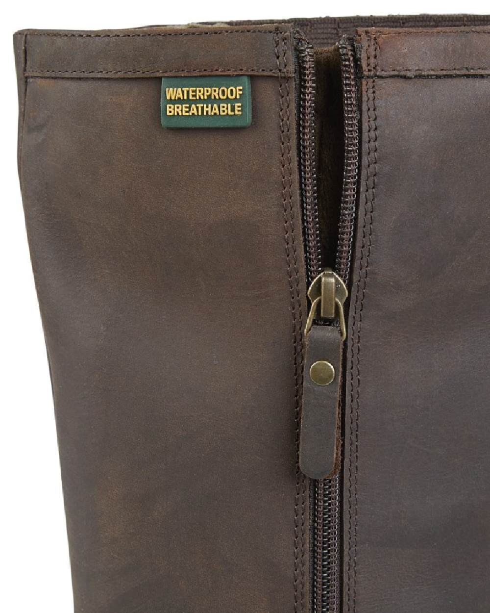 Woodland Mens Blake Waxy Leather Country Boots - Image 2