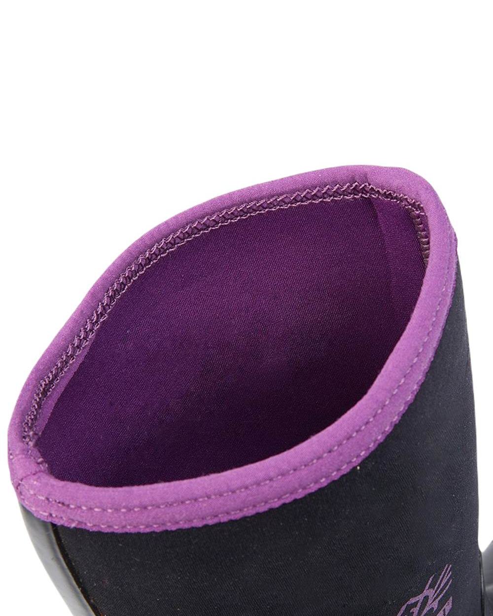 Woodland Womens Pull On Neoprene Wellingtons - Image 2
