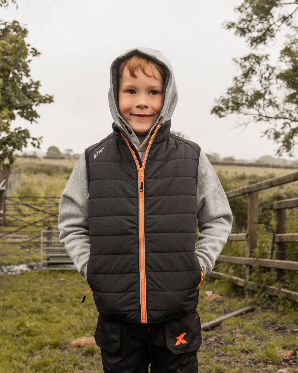 Xpert Childrens Pro Rip-Stop Panelled Bodywarmer - Image 2