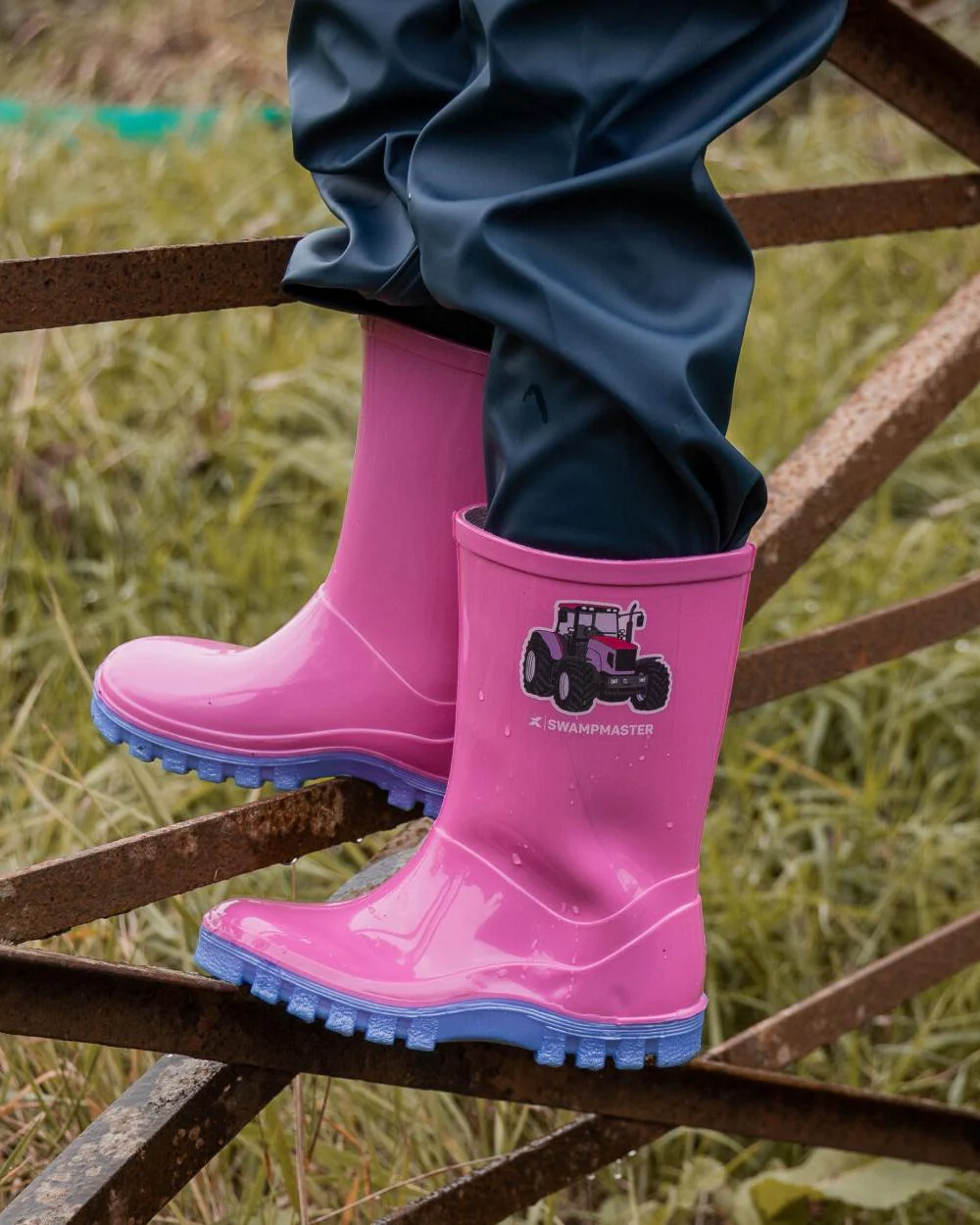 Xpert Childrens Swampmaster Tractor Wellingtons - Image 2