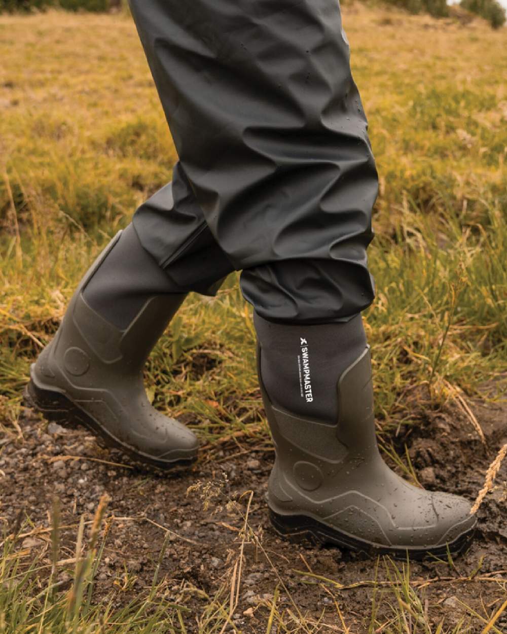 Xpert Mens Swampmaster Pro Trapper Wellingtons - Image 2