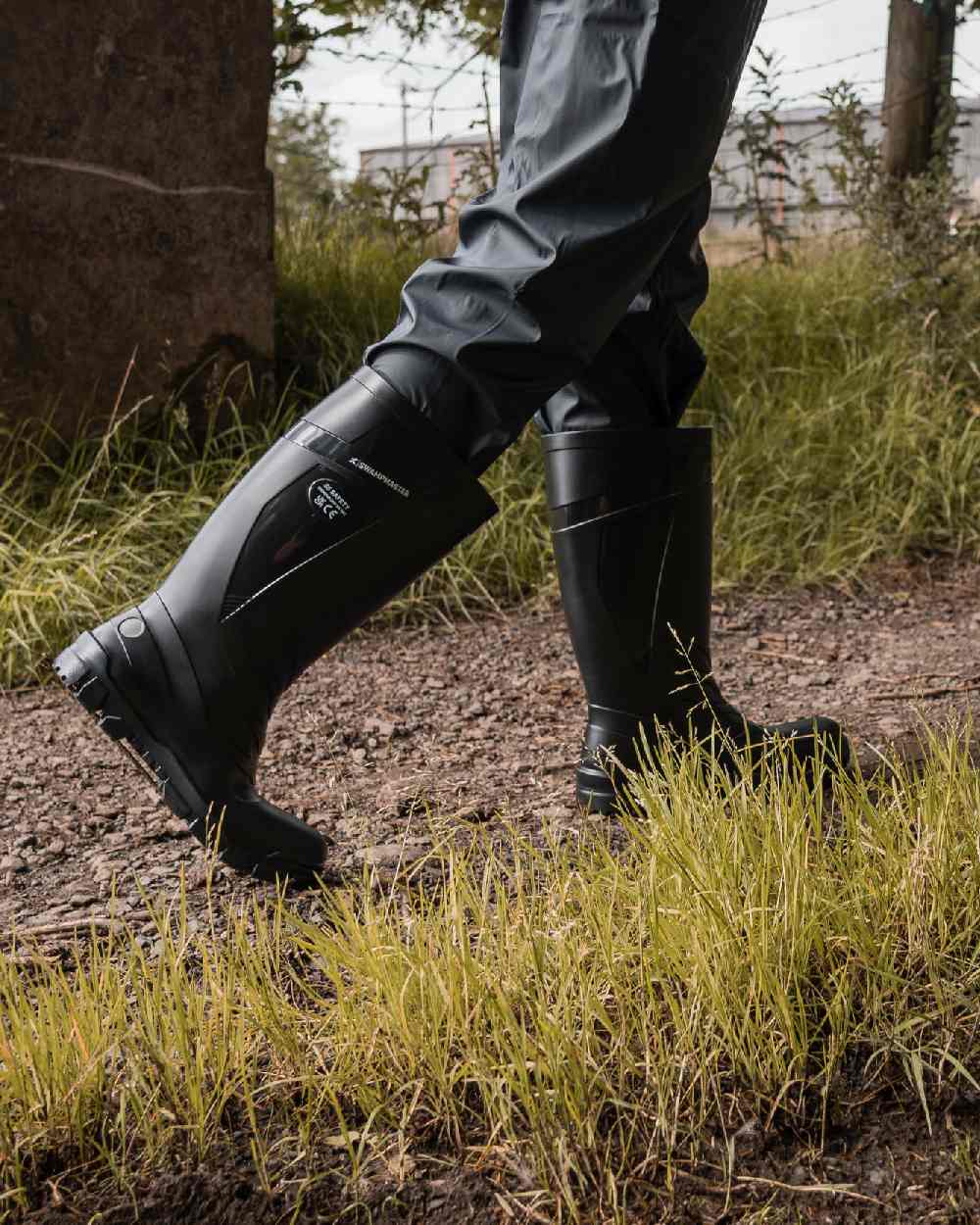 Xpert Mens Swampmaster Titan Safety Wellingtons - Image 2